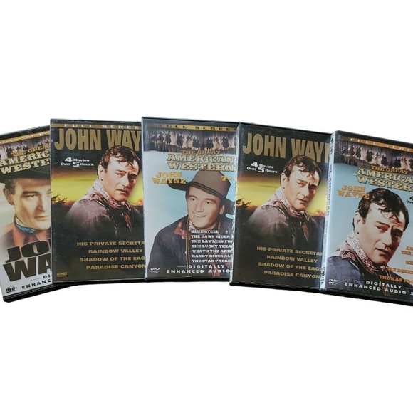 John Wayne The Great American Western Collection (DVD 2003-4, 5-Disc, 24-Films) - Picture 4 of 4